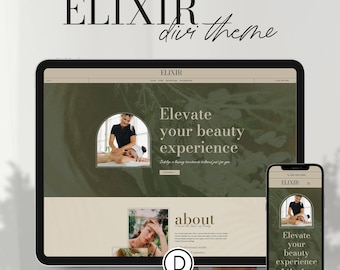 ELIXIR - Beauty WordPress DIVI Theme | Divi Layouts | Divi WordPress Theme | Divi template | Website Template
