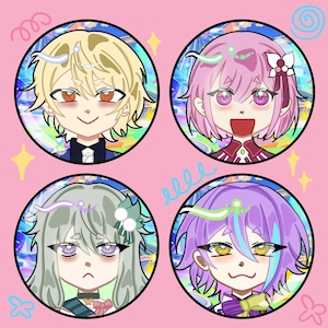 Project Sekai: Colorful stage Pin Buttons | Wonderlands x Showtime