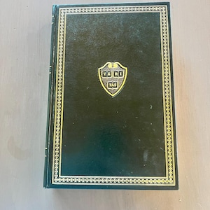 1969 The Harvard Classics Vol 2 Plato Epictetus Marcus Aurelius Registered Edition Green Gilt Hardcover Philosophy Vintage Book