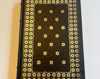Fathers and Sons Franklin Library 1984 Ivan Turgenev Black Leather Bound Classic Russian Literature Illustrated English Translation