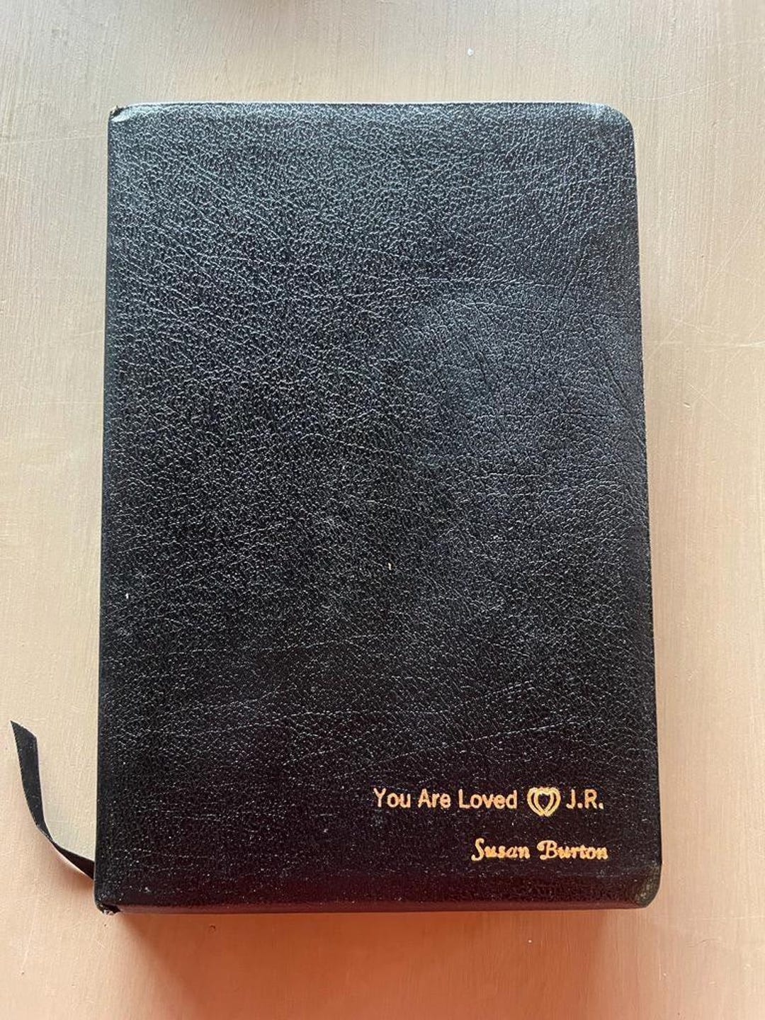 Holy Bible NKJV New King James Version Black Leather Words of Jesus in ...
