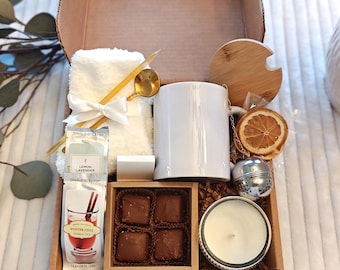 Corporate Gift, Cozy Gift Box, Employee Appreciation Gift, Thank You Gift Box For Men and Women, Birthday Gift Basket for Dad Friend Gift