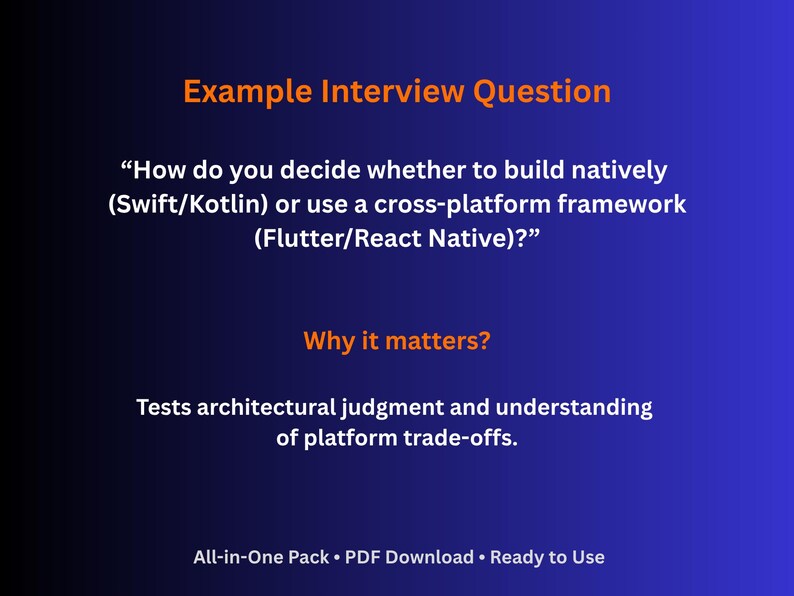 Mobile App Developer Interview Guide | Tech Hiring | Structured Questions & Evaluation Criteria image 4