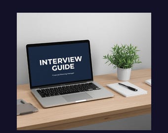 Guía de entrevista para gerente de planificación financiera / 10 preguntas + formulario de evaluación / Kit de herramientas para entrevistas financieras (descarga digital)