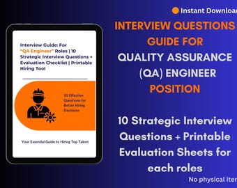 Guía de entrevista para ingenieros de control de calidad / Pruebas de software / Preguntas estructuradas y criterios de evaluación
