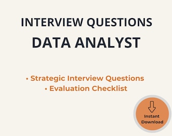 Data Analyst Interview Questions | Evaluation Checklist + Structured Hiring Guide