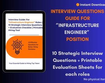 Guía de entrevistas para ingenieros de infraestructura / Contratación de técnicos / Preguntas estructuradas y criterios de evaluación