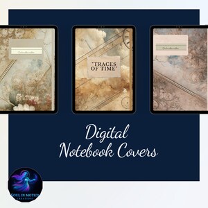 Vintage tijdschriftomslagset | Afdrukbare notebookomslagen (pdf en png) afbeelding 3