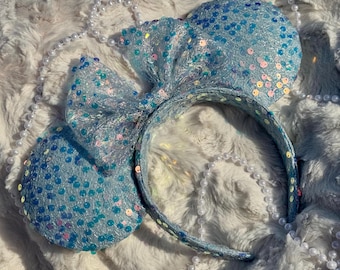 Blue Sparkle Mouse Ears!