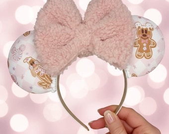 Pink gingerbread mouse ears