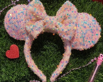 Sparkling through the park, one pink sequin at a time