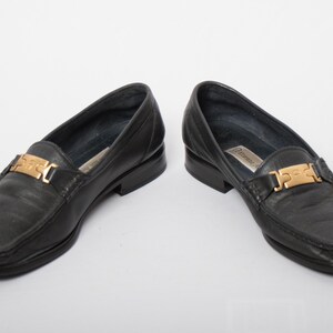 Vintage Etienne Aigner Soft Leather Black Loafers EU 38 image 9