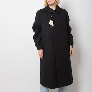 Italian Vintage Mens Wool Overcoat can fit Large, XL Size Gift for Boyfriend Husband