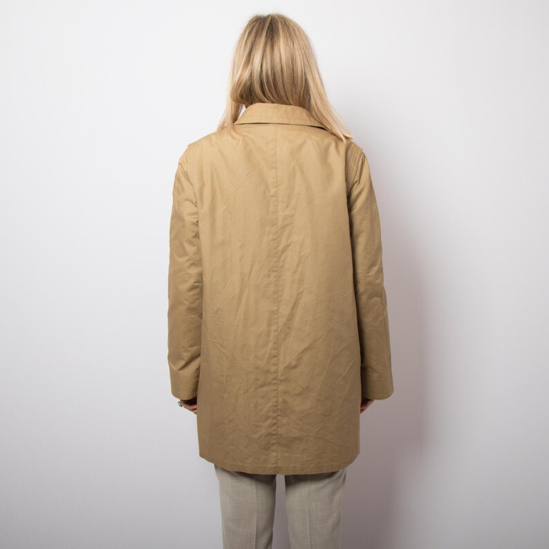Vintage MARINA RINALDI Minimalist Relaxed fit Mac Jacket Transitional Season Classic Staple Size M Max Mara Group image 5
