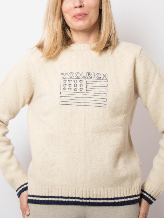 Vintage Woolrich Pure Wool Sweater Classic Americana Style Size S Gift for Girlfriend