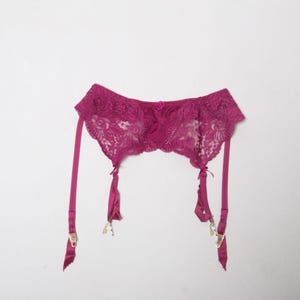 MALIZIA レースサスペンダーベルト スモールガーターベルト ランジェリー ホット セクシー センシュアル フェミニン LA PERLA グループギフト