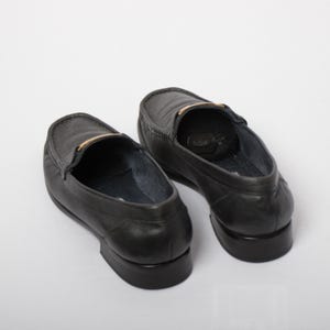 Vintage Etienne Aigner Soft Leather Black Loafers EU 38 image 5
