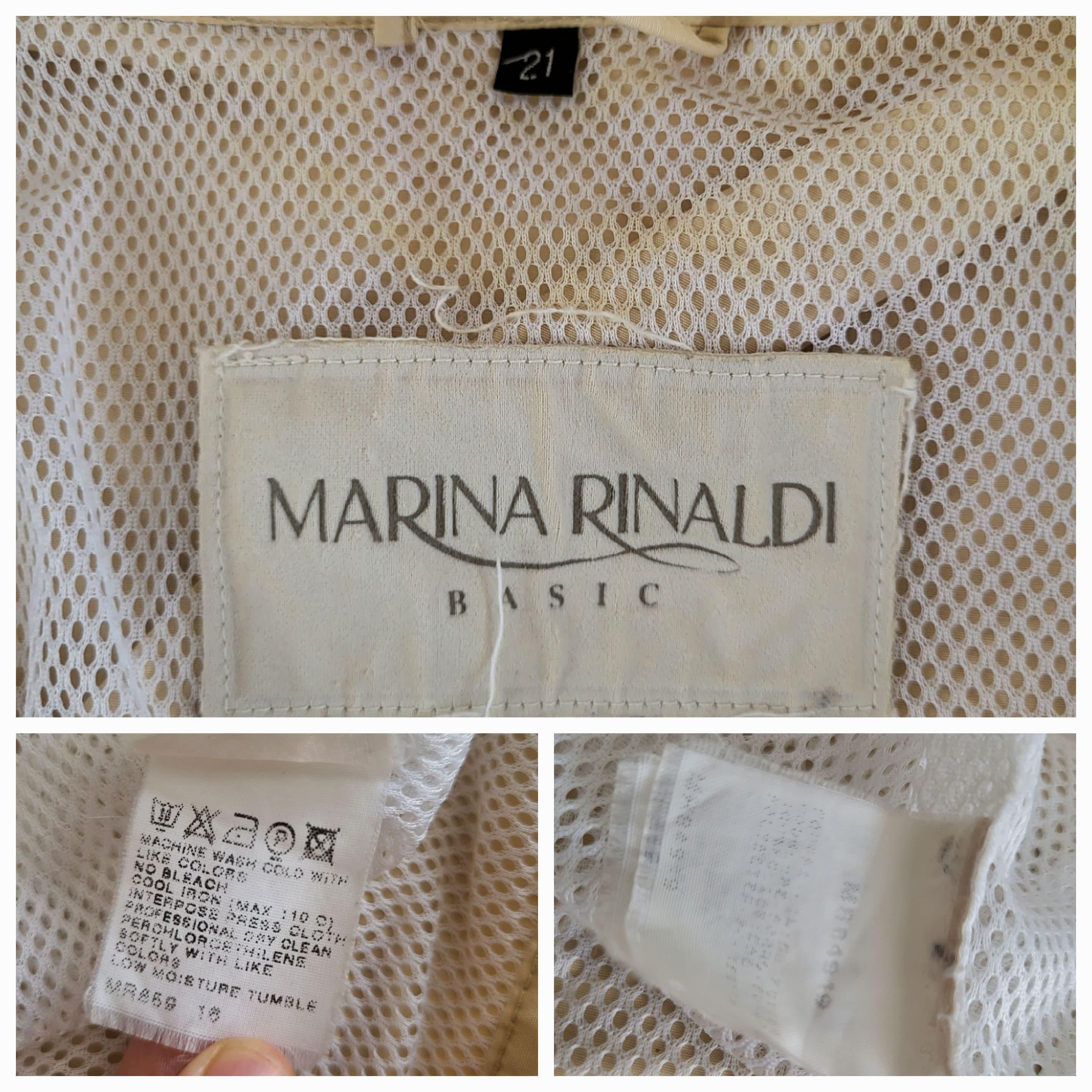 MARINA RINALDIのヴィンテージバターイエロージャケットミニマリスト 