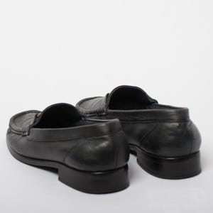 Vintage Etienne Aigner Soft Leather Black Loafers EU 38 image 6