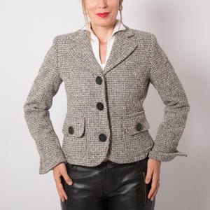 Max & Co. Wool Blend Blazer Slim Fit Blazer Wool Tweed Jacket Thick Wool Jacket Medium Size Fall Winter Wear Gift for Girlfriend Wife