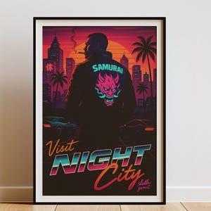 Cybepunk Dreamcore Poster - Surrealer futuristischer Kunstdruck für Wanddekoration oder Kleidung, Cyberpunk Ästhetik Gamer Geschenk