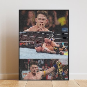 WWE Backlash Poster - John Cena Championship Belt Vintage Wall Art - Perfect Download For Man Caves or WWE Parties