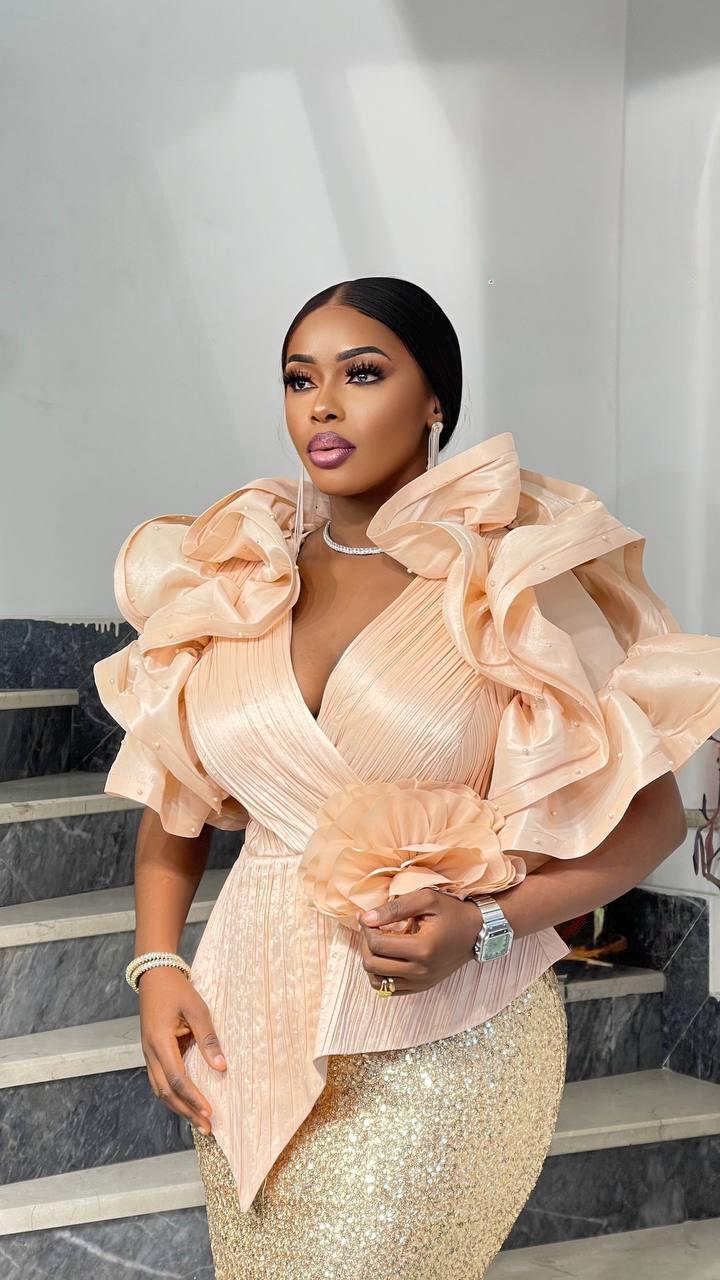 Cute Rose Gold Dresses Peach And Gold Dress