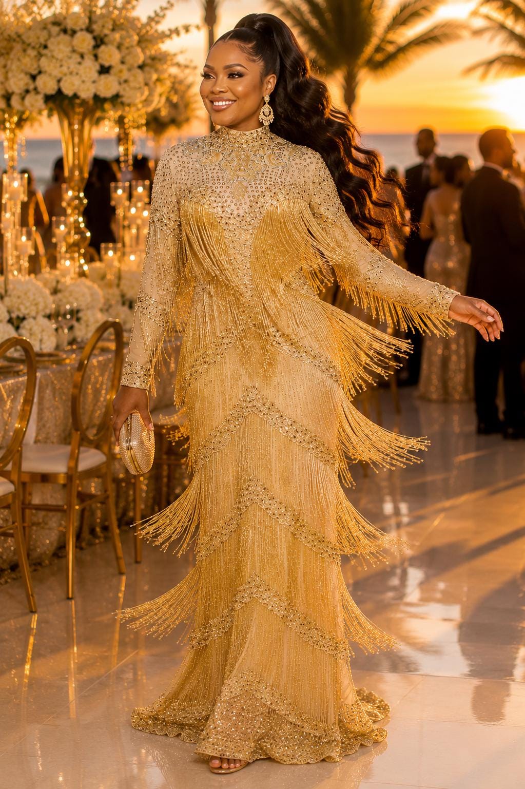 Fringe Formal Dress