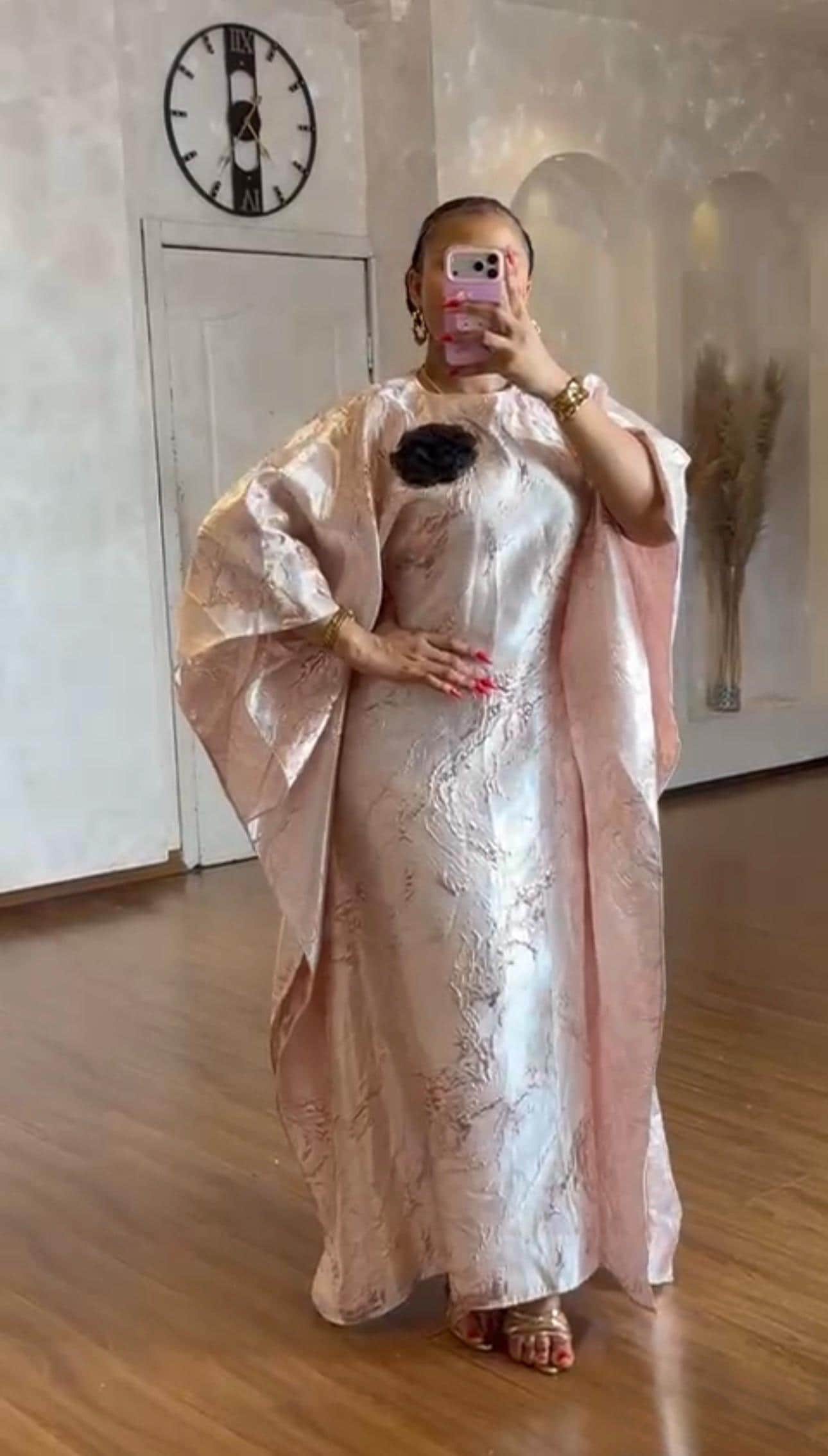Rose Gold African Dress