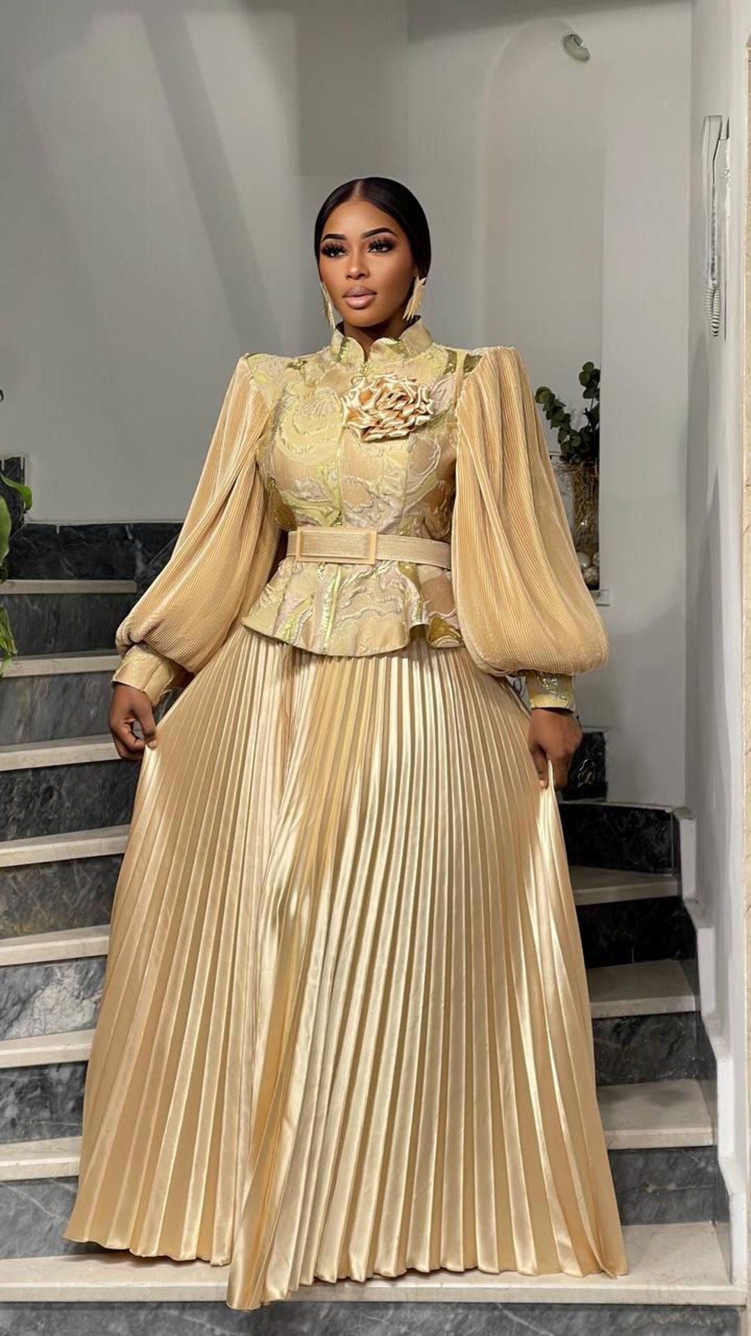 Skirt Living Silk Mother Of The Bride Gold Brocade Mother Of The