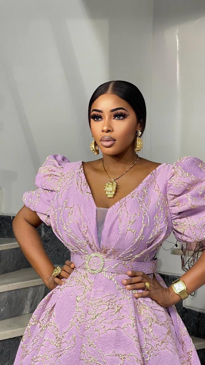 Short Nigerian Lace Dresses