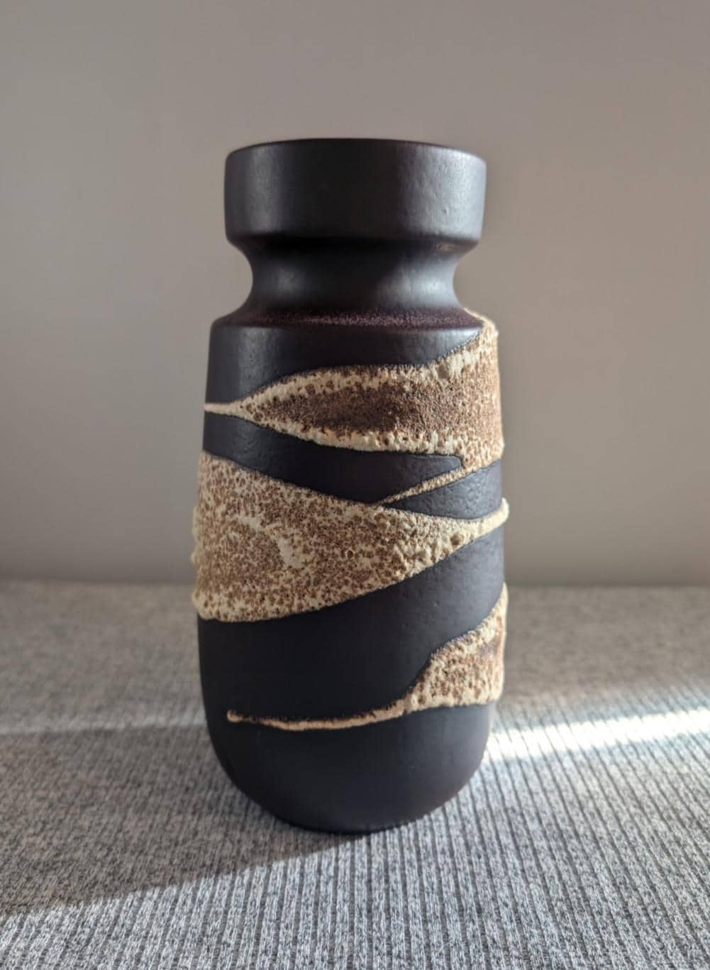 West Germany Fat Lava 花瓶　(242-22) Vintage Pottery Fat Lava 242-22 Vases from Scheurich