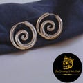 Silver Spiral Earrings, Spiral Hoop Earrings, Fake Gauge Earrings, Y2k Spiral Earrings, Modern Spiral Earrings Gift For Her product logo