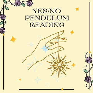 Simple Yes/No Pendulum Reading