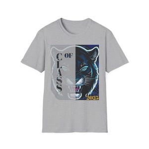 Graduation Panther Personalized T-Shirt, Class of, High School, College, Gift for Graduate, Family Shirt