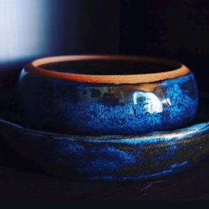 GRAND - Pot de ping-pong fait main, jardinière à arrosage automatique/drainage automatique