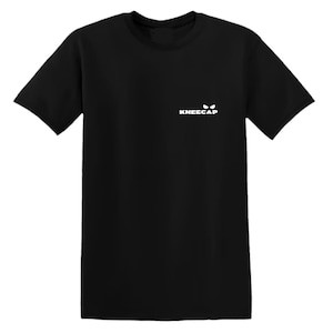 Kniescheibe Tshirt. Design vorne und hinten. Erstes Bild ist zurück