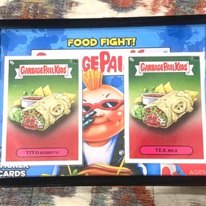 DPK 2021 Food Fight Series - 24a/b Tito Burrito/Tex Mex- gerahmte Karten - Garbage Pail Kids