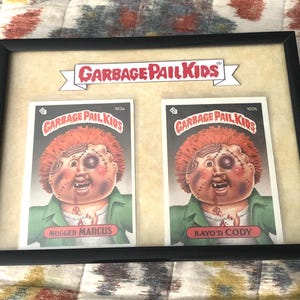 Garbage Pail Kids 1980er Jahre Vintage Serie - gerahmte Karten - Auswahl erhältlich