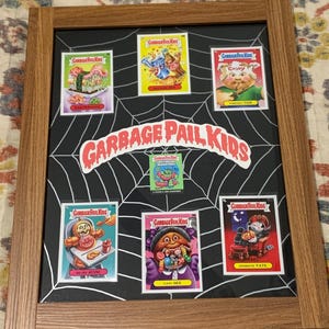 Garbage Pail Kids Food Fight Serie - Gerahmte Karten - Wanddekoration - DPK Food Fight 2021