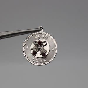 Vintage Sterling Silver Good luck charm