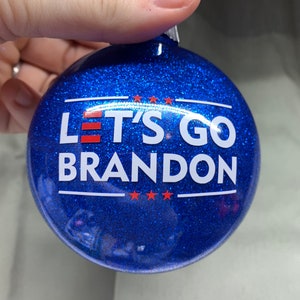 Armstrong and Getty Lets Go Brandon Christmas Ornament