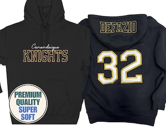 Custom Team Embroidered Sweatshirt/Hoodie, Sports Team Apparel, Custom Team Name, Custom Name and Number on Hood/Back, Hockey/Soccer Hoodie