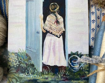 8.5 x 11 print of original oil painting