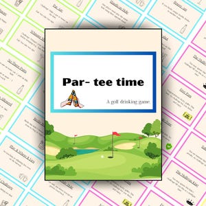 Par-Tee Time: El juego de golf para beber definitivo: Divertida fiesta de golf, juego de bebidas para adultos, 18 hoyos para beber, el regalo perfecto