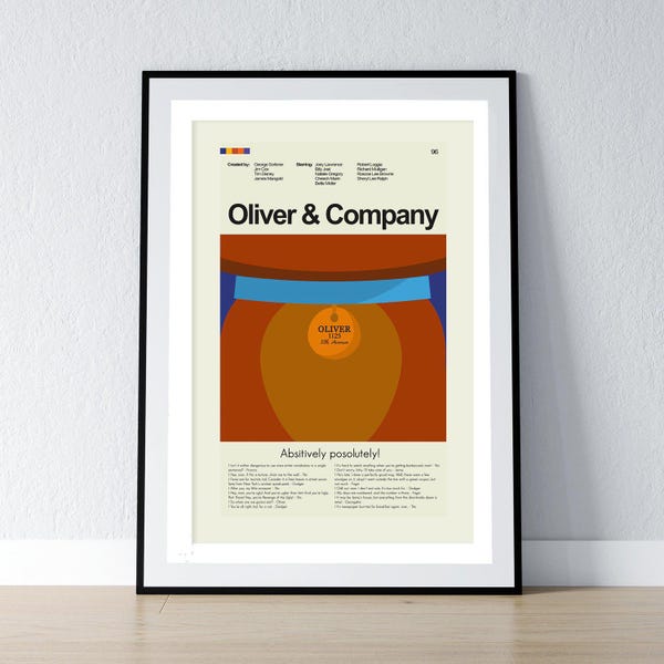 Oliver & Company - Collar | 12"x18" or 18"x24" Print only