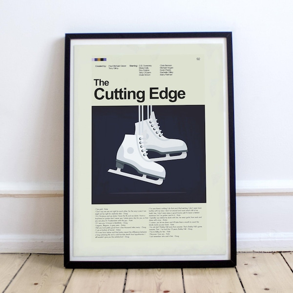 The Cutting Edge - Skates | 12"x18" or 18"x24" Print only
