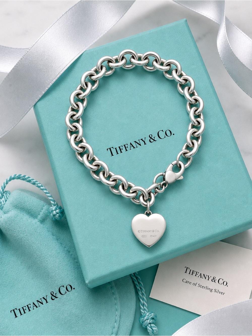Tiffanys and co multi heart bracelet - Etsy 日本