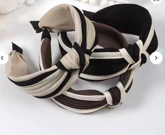 Vintage Boho Knotted Headbands - Fashion Cross Knot Wide Hairbands (3 Pack) Amazon.com : STGDAK Boho Headbands For Women Fashion Criss  main image 2