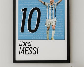 Stampa "Numero 10" di Lionel Messi - Edizione Argentina